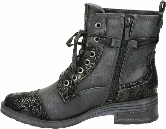 Mustang Dames Veterboot - Zwart - Maat 38 11 Mustang Dames Veterboot - Zwart - Maat 38 - Afbeelding 9