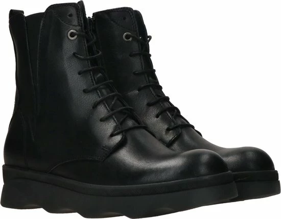 Wolky Veterschoenen Akita Zwart Leer 13 Wolky Veterschoenen Akita Zwart Leer - Afbeelding 11