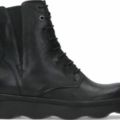 Wolky Veterschoenen Akita Zwart Leer