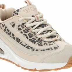 Skechers Uno Wild Streets Dames Sneakers - White/Leopard - Maat 39 -Dames-schoenen Verkoop 550x432 3