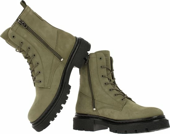G-Star RAW G-Star Kafey Dames Veterboot - Kaki - Maat 40 15 G-Star RAW G-Star Kafey Dames Veterboot - Kaki - Maat 40 - Afbeelding 13