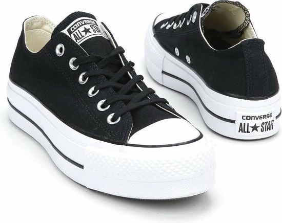 Converse Chuck Taylor All Star Lift Ox Lage Sneakers - Dames - Zwart - Maat 37 20 Converse Chuck Taylor All Star Lift Ox Lage Sneakers - Dames - Zwart - Maat 37 - Afbeelding 18