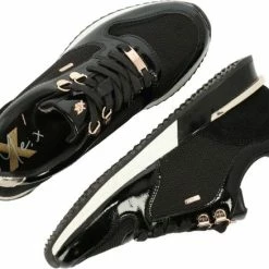 Mexx Sneaker Fleur - Zwart - Dames - Sneakers - Maat 39 -Dames-schoenen Verkoop 550x438 2