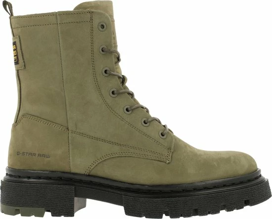 G-Star RAW G-Star Kafey Dames Veterboot - Kaki - Maat 40 11 G-Star RAW G-Star Kafey Dames Veterboot - Kaki - Maat 40 - Afbeelding 9