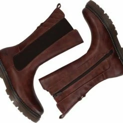 Mustang Chelsea Boot Bruin/Cognac -Dames-schoenen Verkoop 550x443 4