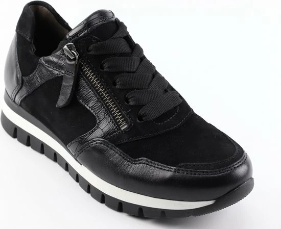 Gabor 96.438 Dames Sneakers - Zwart - Maat 38 6 Gabor 96.438 Dames Sneakers - Zwart - Maat 38 - Afbeelding 4