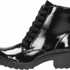 Marco Tozzi - Dames Veterschoenen Zwartlak -Dames-schoenen Verkoop 550x454 9