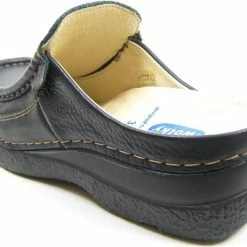 Wolky Comfortschoenen Roll Slide Zwart Leer 57 Wolky Comfortschoenen Roll Slide Zwart Leer -Dames-schoenen Verkoop 550x458 3
