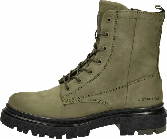 G-Star RAW G-Star Kafey Dames Veterboot - Kaki - Maat 40 10 G-Star RAW G-Star Kafey Dames Veterboot - Kaki - Maat 40 - Afbeelding 8