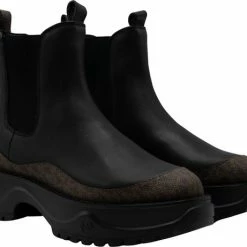 Michael Kors Dupree Bootie Dames Enkellaarzen - Black - Maat 38 -Dames-schoenen Verkoop 550x461 4