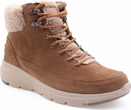 Skechers Go Walk Dames Veterboot - Cognac - Maat 37 20 Skechers Go Walk Dames Veterboot - Cognac - Maat 37 - Afbeelding 18