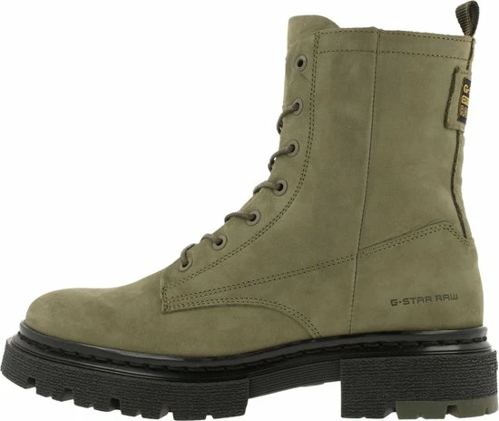G-Star RAW G-Star Kafey Dames Veterboot - Kaki - Maat 40 18 G-Star RAW G-Star Kafey Dames Veterboot - Kaki - Maat 40 - Afbeelding 16