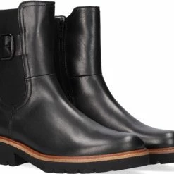 Gabor 731.2 Chelsea Boots - Enkellaarsjes - Dames - Zwart - Maat 39 -Dames-schoenen Verkoop 550x465
