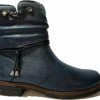 Rieker Korte Laars 75160-14 Blauw Warme Voering -Dames-schoenen Verkoop 550x470 6