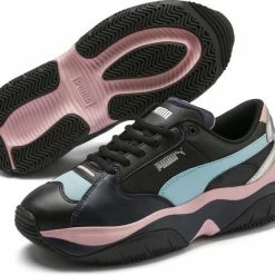 Puma - Dames Sneakers Storm.Y Metallic Wn's - Zwart - Maat 41 -Dames-schoenen Verkoop 550x471 1