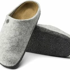 Birkenstock Zermatt Pantoffels Light Grey Regular-fit | Grijs | Wolvilt | Maat 50 -Dames-schoenen Verkoop 550x471 2