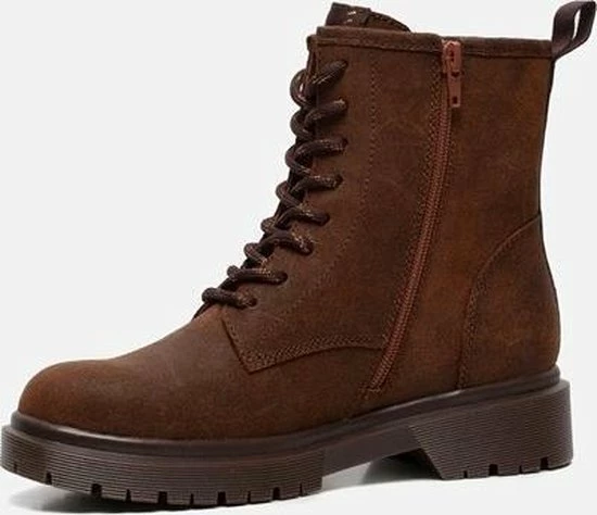 Ann Rocks Ann Rocks Veterboots Cognac Nubuck - Maat 38 5 Ann Rocks Ann Rocks Veterboots Cognac Nubuck - Maat 38 - Afbeelding 3