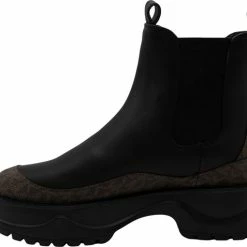 Michael Kors Dupree Bootie Dames Enkellaarzen - Black - Maat 38 -Dames-schoenen Verkoop 550x477 4