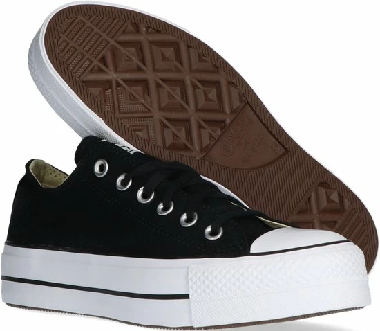 Converse Chuck Taylor All Star Lift Ox Lage Sneakers - Dames - Zwart - Maat 37 30 Converse Chuck Taylor All Star Lift Ox Lage Sneakers - Dames - Zwart - Maat 37 - Afbeelding 28
