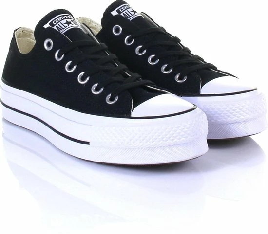 Converse Chuck Taylor All Star Lift Ox Lage Sneakers - Dames - Zwart - Maat 37 12 Converse Chuck Taylor All Star Lift Ox Lage Sneakers - Dames - Zwart - Maat 37 - Afbeelding 10
