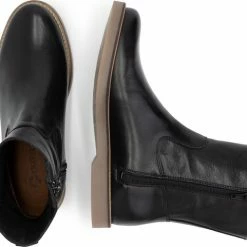 Travelin' Pleubian Dames Leren Enkellaarzen - Nette Schoenen Vrouwen - Zwart Leer - Maat 38 -Dames-schoenen Verkoop 550x481 4