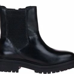 Geox Zwarte Korte Laars -Dames-schoenen Verkoop 550x482 3