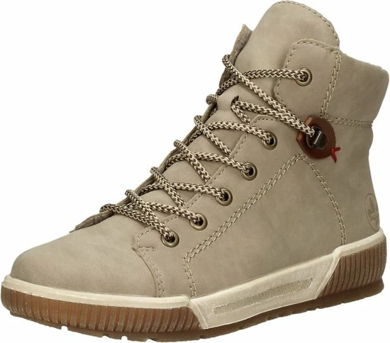 Rieker Dames Veterboot - N0730-64 Taupe - Maat 40 4 Rieker Dames Veterboot - N0730-64 Taupe - Maat 40 - Afbeelding 2