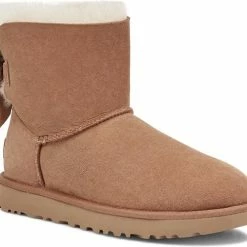Ugg Mini Bailey Fluff Bow Laarzen Bruin - Dames Laarzen - 1123635-CHE - Maat 37 -Dames-schoenen Verkoop 550x488 1