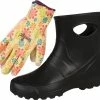 Sarcia Zwarte Rubberen Dameslaarzen Compleet Met Tuinhandschoenen Maat - 40 -Dames-schoenen Verkoop 550x488 6