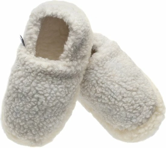 LuLu Wonen LuLu- Pantoffels Dames - Sloffen - Grijs Wit - 100% Schapenwol - Antislip Zool - Maat 36 4 LuLu Wonen LuLu- Pantoffels Dames - Sloffen - Grijs Wit - 100% Schapenwol - Antislip Zool - Maat 36 - Afbeelding 2