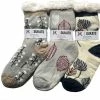 Sukats® Huissokken - Homesocks - 3 Paar - Maat 36-41 - Mix A - Anti-Slip - Fluffy - Dames Huissokken