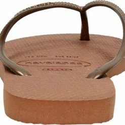 Havaianas Slim Dames Slippers - Rust/Metallic Copper - Maat 41/42 -Dames-schoenen Verkoop 550x499