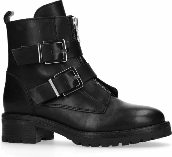 Sacha - Dames - Biker Boots Met Gespen - Maat 39 4 Sacha - Dames - Biker Boots Met Gespen - Maat 39 - Afbeelding 2