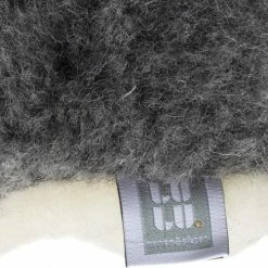 LuLu Wonen LuLu- Grijze Wollen Sloffen / Pantoffels Met Antislip Zool - Maat 42 - Enkelhoog - Dames En Heren -Dames-schoenen Verkoop 550x501 6