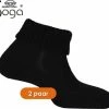 2-Pack Eureka Zachte Merino Wollen Sokken S29 - Unisex - Zwart - Maat 43-45 -Dames-schoenen Verkoop 550x505
