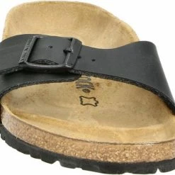 Birkenstock Madrid Dames Slippers Small Fit - Black - Maat 36 -Dames-schoenen Verkoop 550x505 2