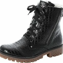Rieker Rieker Veterboots Zwart Synthetisch - Maat 37 -Dames-schoenen Verkoop 550x508 5