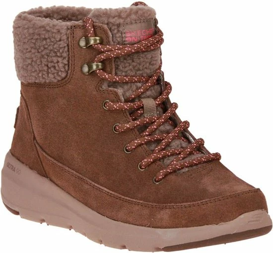 Skechers Go Walk Dames Veterboot - Cognac - Maat 37 11 Skechers Go Walk Dames Veterboot - Cognac - Maat 37 - Afbeelding 9