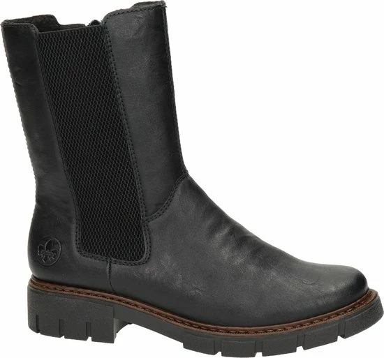 Rieker Dames Rits-& Gesloten Boot - Zwart - Maat 36 4 Rieker Dames Rits-& Gesloten Boot - Zwart - Maat 36 - Afbeelding 2