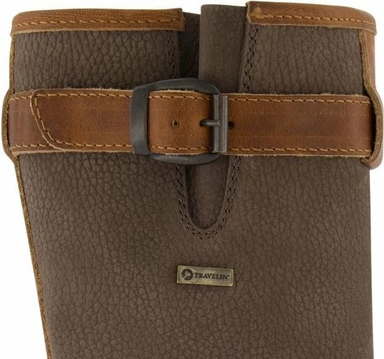 Travelin' Konstanz Dames - Leren Outdoorlaarzen - Waterdicht En Ademend - Laars - Bruin Leer - Maat 40 4 Travelin' Konstanz Dames - Leren Outdoorlaarzen - Waterdicht En Ademend - Laars - Bruin Leer - Maat 40 - Afbeelding 2
