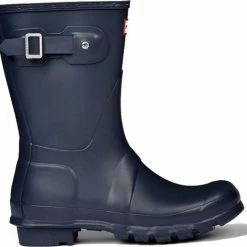 Hunter Dames Regenlaarzen Womens Original Short - Blauw - Maat 38 -Dames-schoenen Verkoop 550x516 13