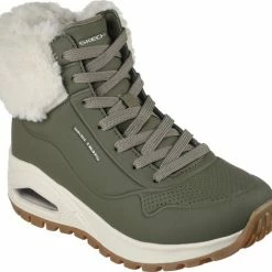 Skechers Uno Rugged Groen Sneakers Dames (167274 OLV) -Dames-schoenen Verkoop 550x517 7
