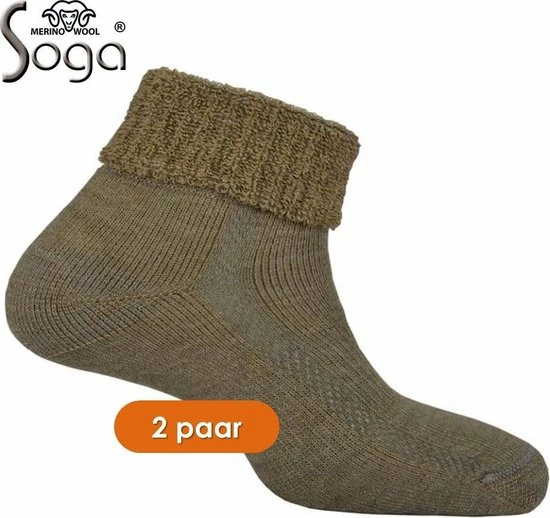 2-Pack Eureka Zachte Merino Wollen Sokken S29 - Unisex - Zwart - Maat 43-45 4 2-Pack Eureka Zachte Merino Wollen Sokken S29 - Unisex - Zwart - Maat 43-45 - Afbeelding 2