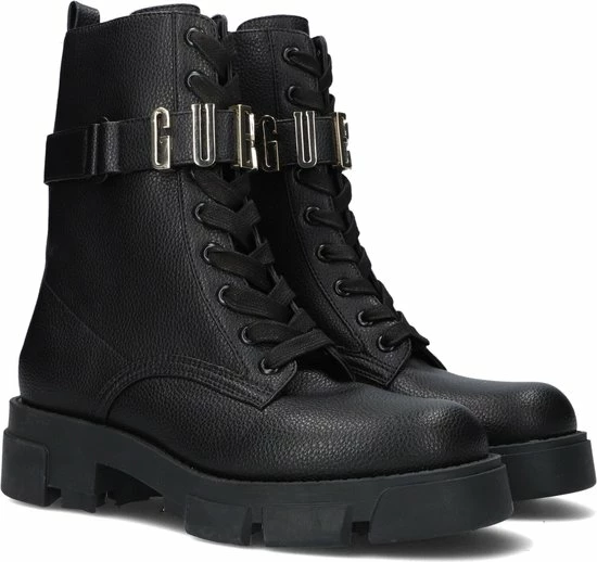 Guess Madox Veterboots - Laarzen Met Veters - Dames - Zwart - Maat 37 4 Guess Madox Veterboots - Laarzen Met Veters - Dames - Zwart - Maat 37 - Afbeelding 2