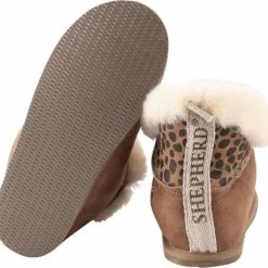 Shepherd Bella Dames Sloffen - Antique Cognac/Leo - Maat 37 -Dames-schoenen Verkoop 550x521