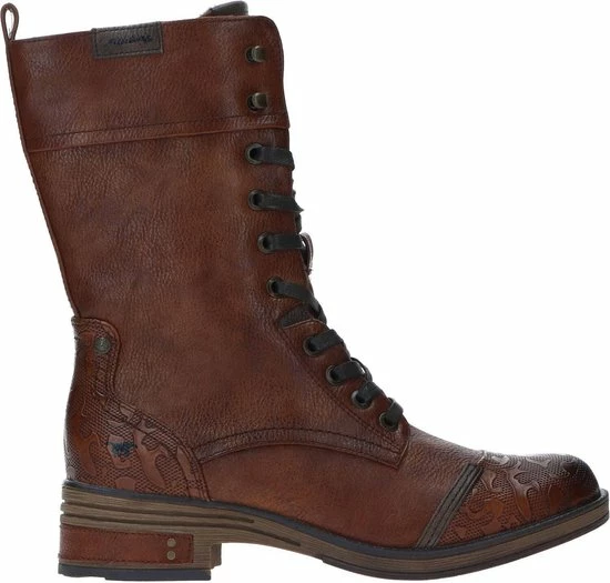 Mustang Dames Veterboot - Cognac - Maat 40 31 Mustang Dames Veterboot - Cognac - Maat 40 - Afbeelding 29