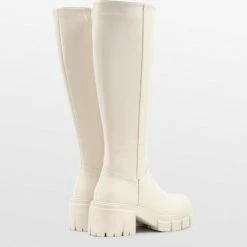 POSH By Poelman NORI Dames Hoge Laarzen - Crème - Maat 39 25 POSH By Poelman NORI Dames Hoge Laarzen - Crème - Maat 39 -Dames-schoenen Verkoop 550x530 7