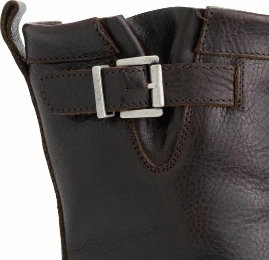 Travelin' Silkeborg Leren Dames Laarzen - Wol Gevoerde Biker Boots - Donkerbruin Leer - Maat 40 9 Travelin' Silkeborg Leren Dames Laarzen - Wol Gevoerde Biker Boots - Donkerbruin Leer - Maat 40 - Afbeelding 7