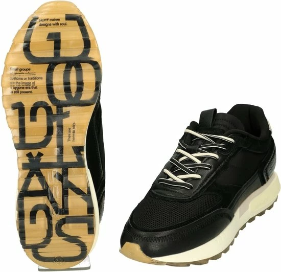 The Hoff Brand Woodlands Lage Sneakers - Leren Sneaker - Dames - Zwart - Maat 37 16 The Hoff Brand Woodlands Lage Sneakers - Leren Sneaker - Dames - Zwart - Maat 37 - Afbeelding 14