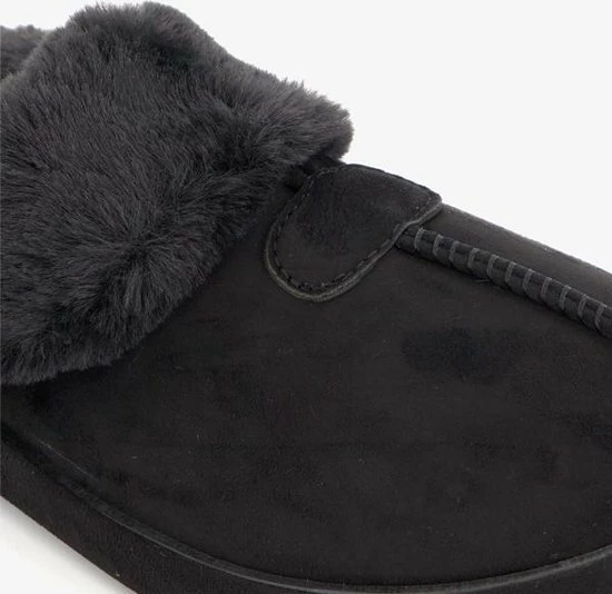 Thu!s Dames Pantoffels - Zwart - Maat 38 - Sloffen 8 Thu!s Dames Pantoffels - Zwart - Maat 38 - Sloffen - Afbeelding 6